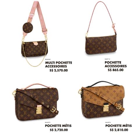 louis vuitton bag price list in singapore|Louis Vuitton boutique Singapore.